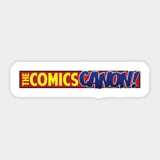 Comics Canon Logo Stripe Sticker